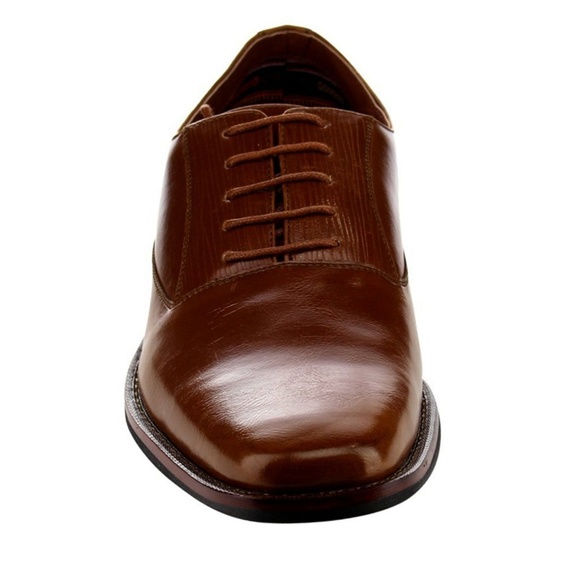 🚨Men's Casual Lace Up Dress Oxfords Color:BROWN - Picture 7 of 7